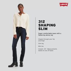 Женские джинсы Levi&apos;s 312 Shaping Slim Levi&apos;s Levis