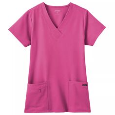 Топ Jockey Scrubs с карманом на молнии — Women&apos;s Plus 2206 Jockey, фиолетовый