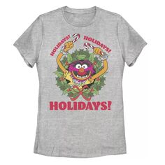 Праздник Маппет-животных! Каникулы! Рождественская футболка для юниоров Licensed Character