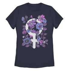 Женская футболка с цветочным принтом для юниоров Licensed Character