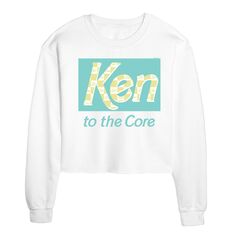 Укороченный флисовый пуловер с рисунком Barbie Ken To The Core для юниоров Licensed Character