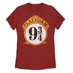Детская футболка «Гарри Поттер» на платформе 9 с рисунком 3/4 и надписью Licensed Character