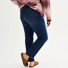 Прямые джинсы с пышными формами Sonoma Goods For Life больших размеров Sonoma Goods For Life