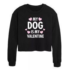 Укороченный свитшот Juniors&apos; Dog Is My Valentine Licensed Character