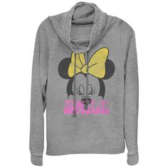 Пуловер с воротником-хомутом и улыбкой Disney&apos;s Minnie Mouse Juniors Licensed Character
