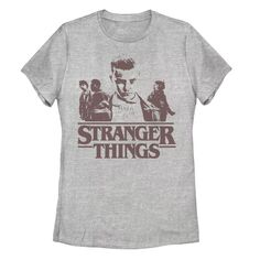 Детская футболка Netflix Stranger Things Group Shot с графическим логотипом Fade Licensed Character
