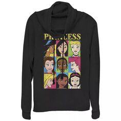 Пуловер с рисунком Disney&apos;s Princesses Junior&apos;s Face In Box Licensed Character