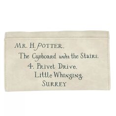 Письмо из Хогвартса о Гарри Поттере с бумажником с гербовой печатью Licensed Character