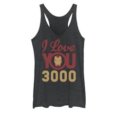 Майка с логотипом «I Love You 3000» для юниоров, эндшпиль «Мстители Marvel», «Железный человек» Licensed Character