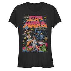 Детская облегающая футболка с изображением Люка Скайуокера и Звездных войн, принцессы Леи, Звездной дуэли и комиксов Licensed Character