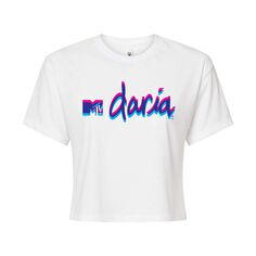 Укороченная футболка с логотипом Juniors&apos; Daria Licensed Character