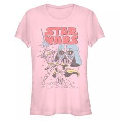 Детская футболка с оригинальным плакатом «Звездные войны: Новая надежда» и приталенным узором Licensed Character