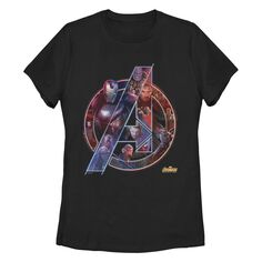 Детская футболка с неоновым логотипом Marvel Avengers Team Licensed Character
