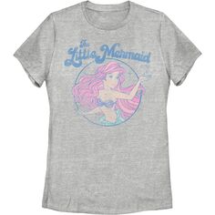 Детская футболка Disney The Little Mermaid Ariel с рваным круглым портретом Licensed Character