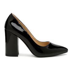 Женские формальные туфли Kamira на блочном каблуке London Rag, черный