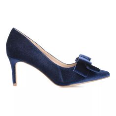 Женские туфли на каблуке Journee Collection Crystol Journee Collection, темно-синий