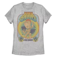 Классическая футболка с рисунком Baby Groot в стиле ретро для детей Marvel Guardians of the Galaxy Licensed Character