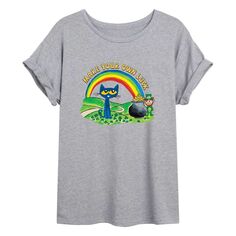 Золотая струящаяся футболка Pete The Cat для юниоров Licensed Character