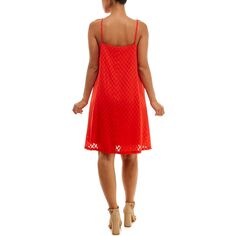 Женское шифоновое свободное платье Nina Leonard Nina Leonard, красный