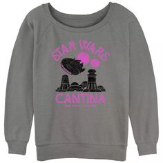 Неоновый махровый пуловер с напуском для юниоров «Звездные войны: Сокол тысячелетия» Cantina Star Wars