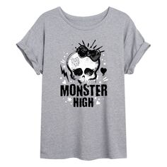 Размерная футболка с рисунком черепа Monster High для юниоров Monster High Licensed Character