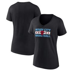 Черная женская футболка из коллекции родного города Chicago Bulls с логотипом Fanatics Fanatics