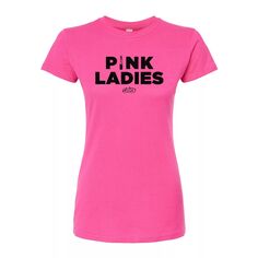 Розовая женская футболка приталенного кроя Juniors&apos; Grease Licensed Character