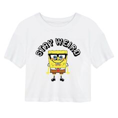 Детская укороченная футболка Sponge Bob SquarePants Weird Licensed Character