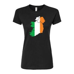 Юниорская футболка с приталенным рисунком и флагом Ирландии ко Дню Святого Патрика Licensed Character