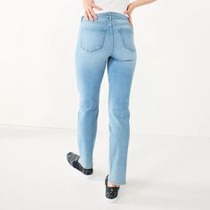 Женские прямые джинсы Nine West с высокой посадкой и скульптурированием Nine West