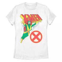 Серая джинсовая футболка с рисунком «Marvel X-Men Retro» для юниоров Licensed Character