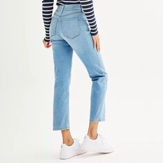 Женские прямые джинсы без застежки со средней посадкой Nine West Nine West