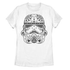 Детская футболка со шлемом штурмовика и изображением сахарного черепа «Звездные войны» Licensed Character