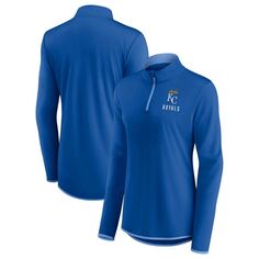 Женская брендовая куртка Fanatics Royal Kansas City Royals Worth The Drive с молнией четверть размера Fanatics
