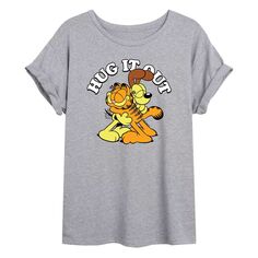 Большая футболка с рисунком Garfield для юниоров &quot;Hug It Out&quot; Licensed Character