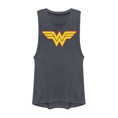 Классическая футболка с мускулистыми символами DC Comics для юниоров «Чудо-женщина» Licensed Character