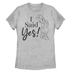 Свадебная футболка Disney&apos;s «Микки и друзья» с изображением Дейзи Дак и надписью «Я сказал да» Licensed Character