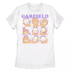 Юниорская футболка Garfield Grid в упаковке с графическим рисунком в стиле ретро Licensed Character