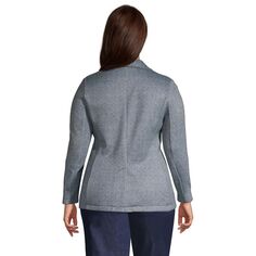 Большой размер Lands&apos; End Sweater Флисовый пиджак Lands&apos; End