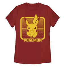 Детская футболка с рисунком Pokemon Retro Digital и Пикачу Pokemon Pokémon