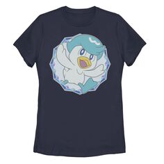 Детская футболка с рисунком Pokemon Water Duck Quaxly Pokemon Pokémon