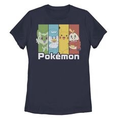 Детская футболка Pokemon New Pikachu Friends с яркими вставками и графическим рисунком Pokemon Pokémon