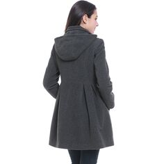 Пальто из смесовой шерсти для беременных Pokkori Pokkori, черный