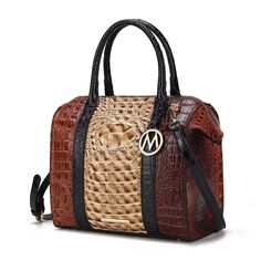 MKF Collection Женская сумка-портфель Ember с тиснением под крокодила от Mia K MKF Collection