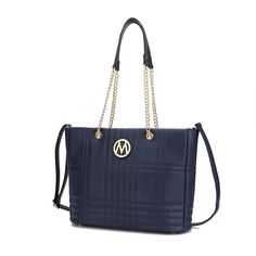 Женская сумка-тоут и сумки на плечо MKF Collection Alyne от Mia K MKF Collection, темно-синий