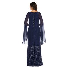 Женское длинное вечернее платье R&amp;M Richards с вышивкой-бабочкой и пайетками R&amp;M Richards