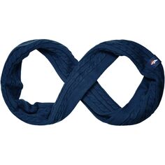 Женский темно-синий шарф бесконечной вязки Denver Broncos Unbranded