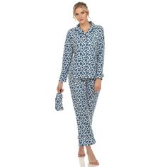 Женский пижамный комплект из трех предметов с принтом жирафа WM Fashion