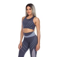 Женский спортивный бюстгальтер из сетки с вырезом на спине WM Fashion