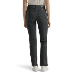 Женские джинсы Wrangler с высокой посадкой и прямыми штанинами Carpenter Wrangler